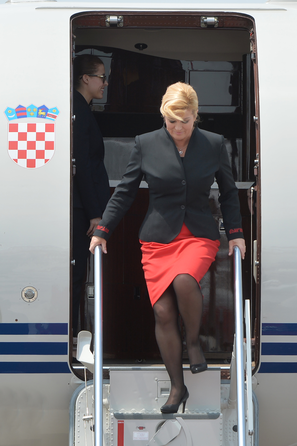 Президент Хорватии Колинда ножки